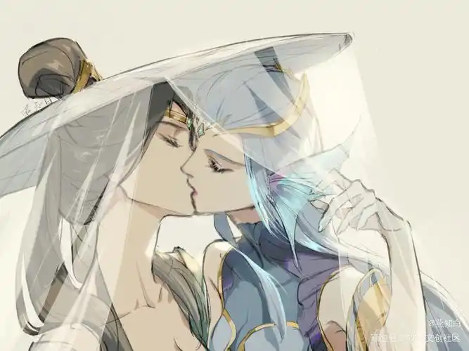 "_王者荣耀武则天上官婉儿平涂求配文我要上首推头像插画绘画作品