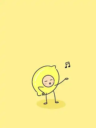 9722黄色小柠檬小清新可通可爱手机壁纸97467手绘小清新可爱可通城市