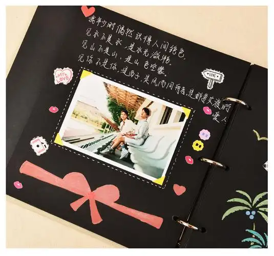 定制diy手工相册本纪念册生日礼物制作毕业相册集自制照片书情侣极度