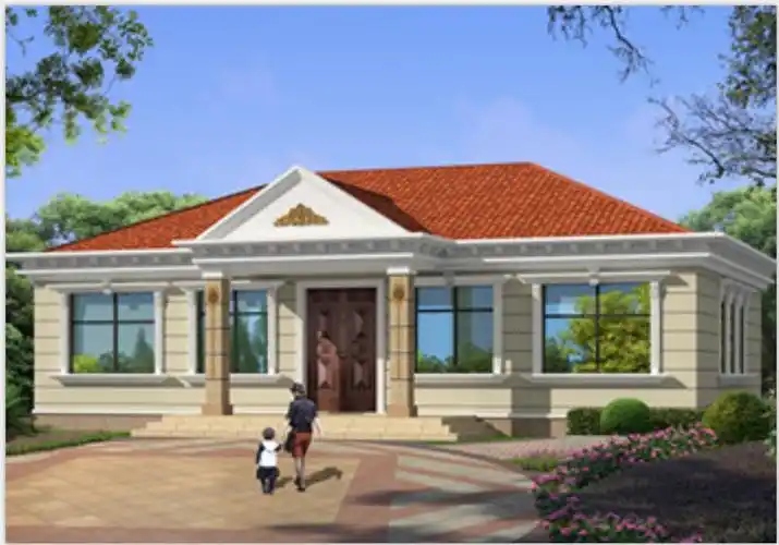 农村5间平房图片欣赏