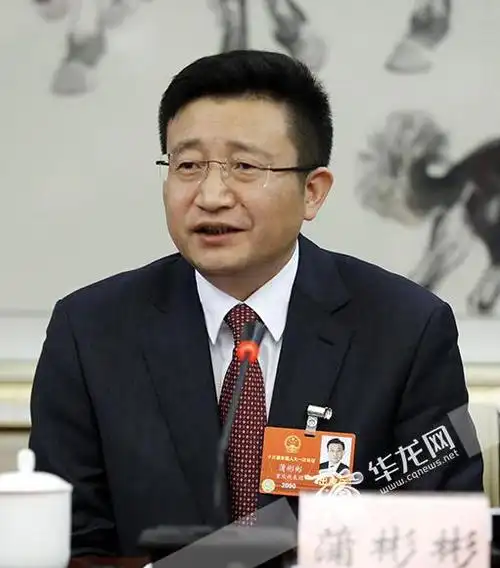 全国人大代表,重庆市垫江县委书记蒲彬彬. 特派记者 李文科 摄