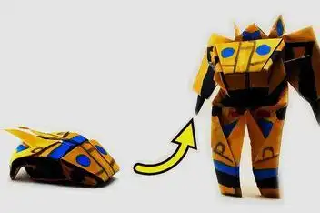 手工制作 变形金刚折纸真是千变万化呀_百度视频搜索