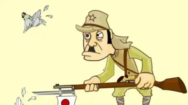 日本鬼子留有一撮小胡子,究竟是干什么用的?