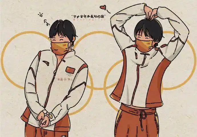 奥运健儿为五星红旗飘扬而战