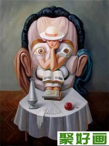 隐藏在画画图片中的人像趣图17副上