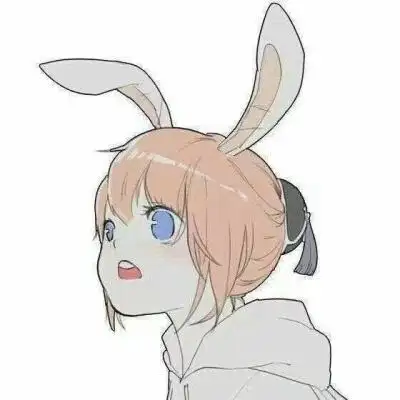 动漫情头 动漫情侣头像 插画 兔耳