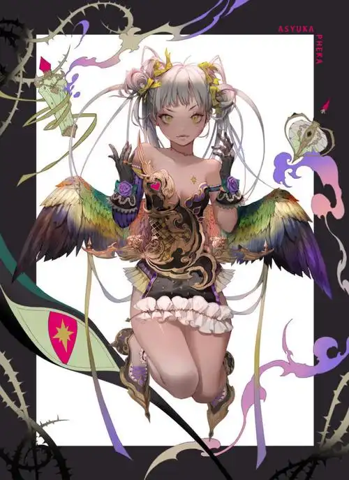 色彩细节超精致韩国画师peka作品欣赏