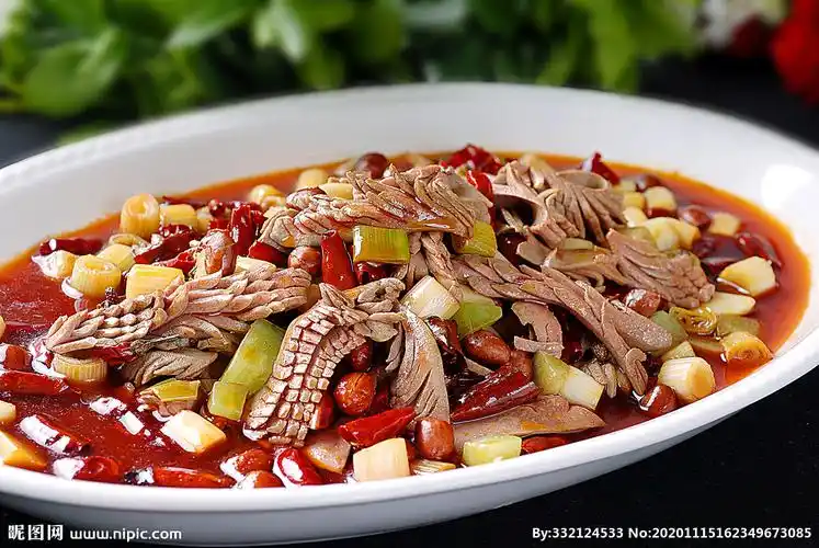 川菜特色菜品宫爆腰块