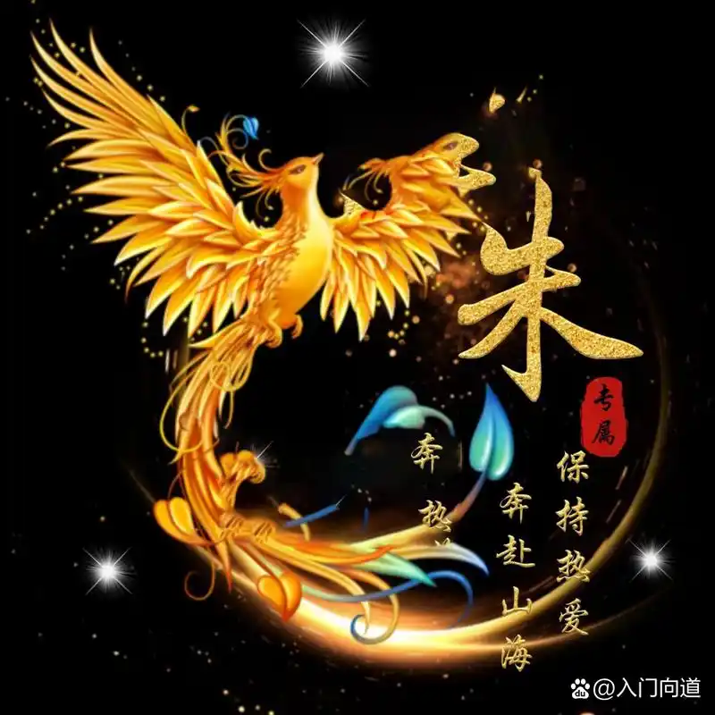 凤凰姓氏头像 93换图93改字93改句子