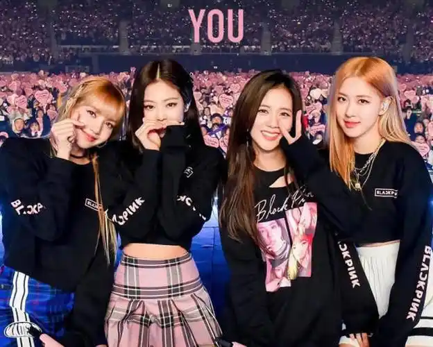 从blackpink女团的合影照中可以看出,组合成员lisa,金