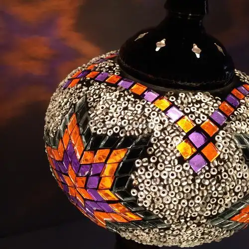 sl2l 2017 新设计伊斯坦布尔工艺品马赛克艺术土耳其 led 装饰壁灯