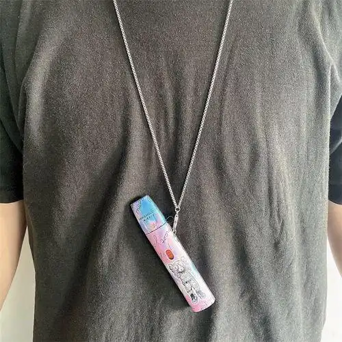 柚子电子烟项链怎么戴