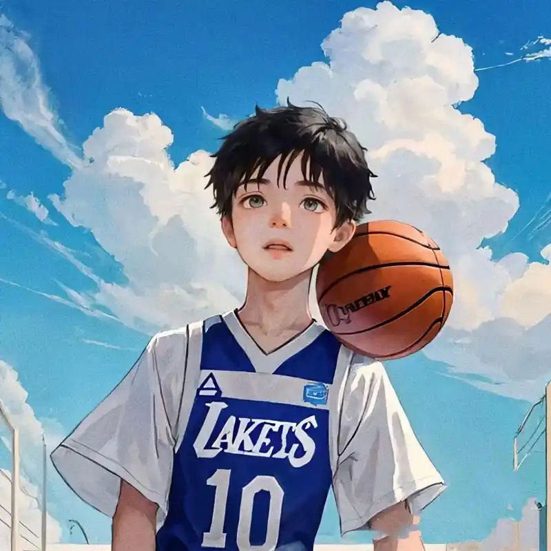 篮球动漫头像 #男生头像干净 - 抖音