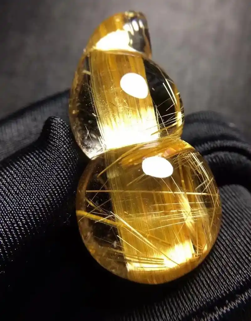 精选招财转运钛晶吊坠