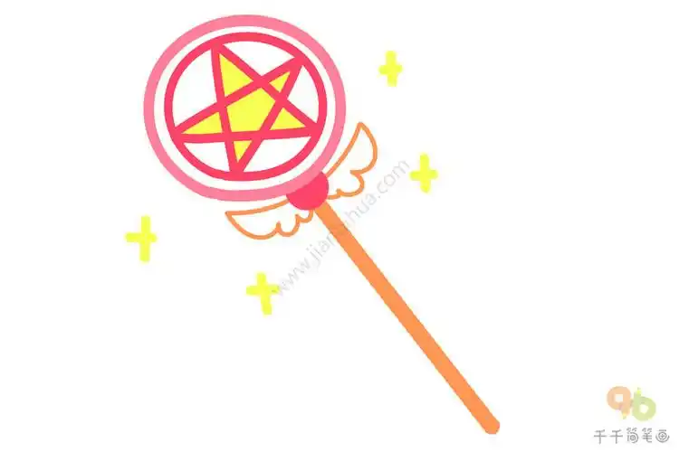 女孩的日常生活用品简笔画