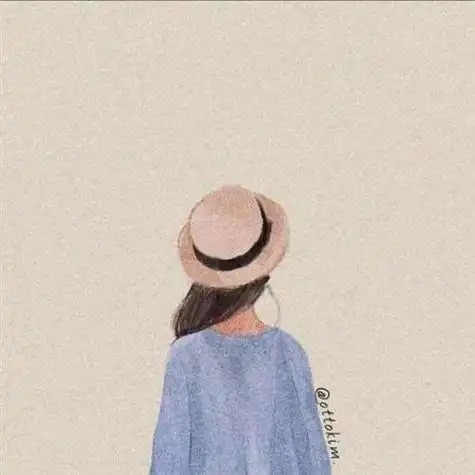 适合微信头像女背影卡通 卡通头像图片大全 -【爱个性】