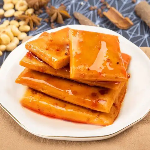 爽口佳鱼豆腐零食小包装 q豆干辣条小吃休闲食品散装500g(临期)