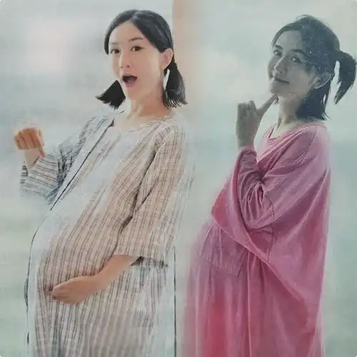 谢娜分享了多张自己怀二胎的孕妇照,透露自己怀孕期间被查出了妊娠