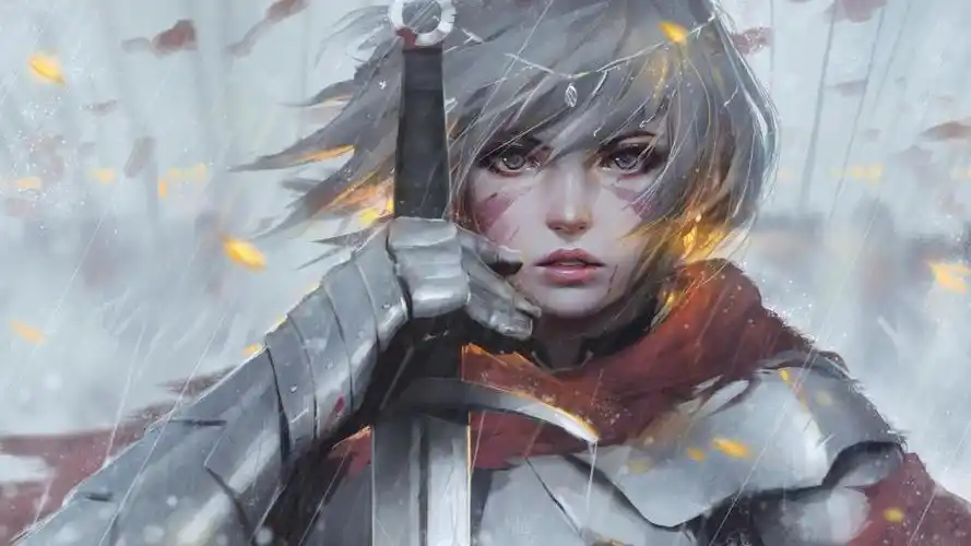 动漫里的女武神,高清壁纸图片,动漫人物-回车桌面