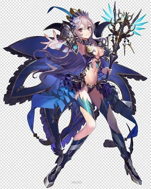 女武神连接人物立绘美术资源