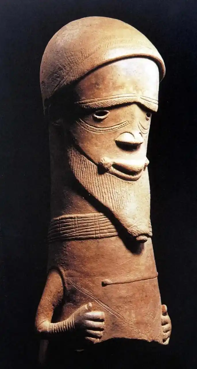 非洲诺克文明的陶塑艺术,距今2500～1800年前的精美手工 - 抖音