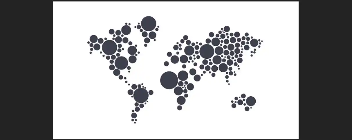 创意点线切换图形动画