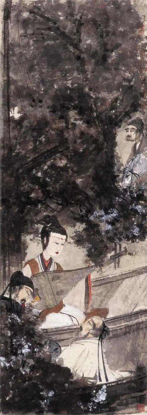 傅抱石作品欣赏_新浪图片