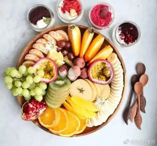 这水果拼盘,太漂亮了忍不住分享了 来自西餐孙老师 - 微博