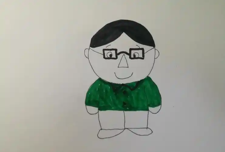 用简笔画出爸爸的形象父亲节送给爸爸的礼物