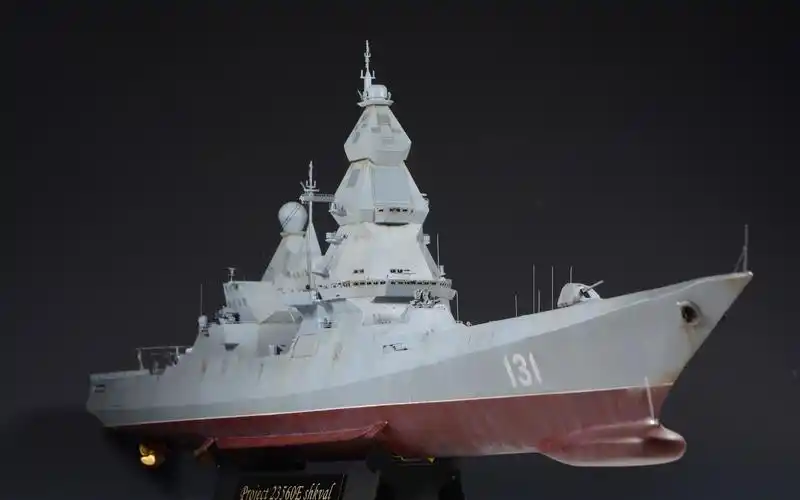 1/350 领袖级驱逐舰制作过程及完成图分享_哔哩哔哩_bilibili