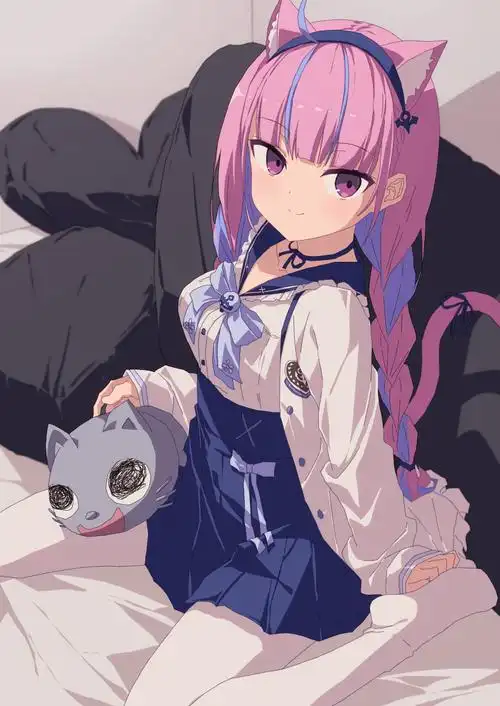 凑佳苗插画图片壁纸