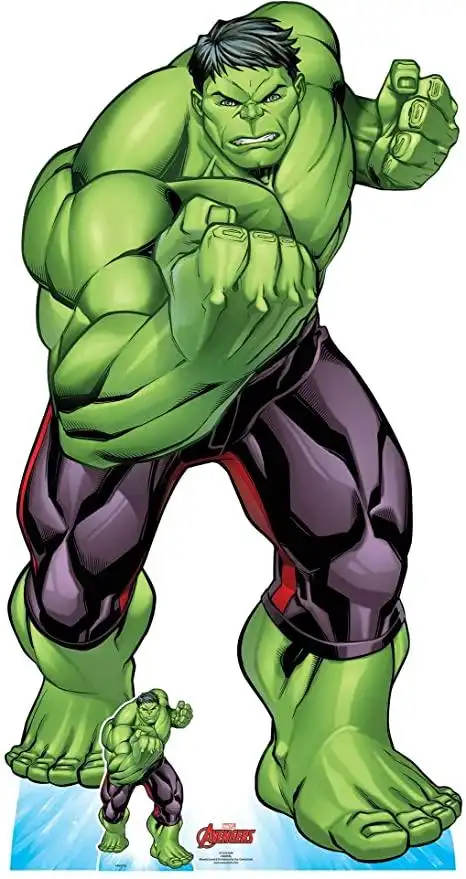 star cutouts sc1618 ltd 绿巨人救生纸板剪切完美适用于 marvel 粉丝