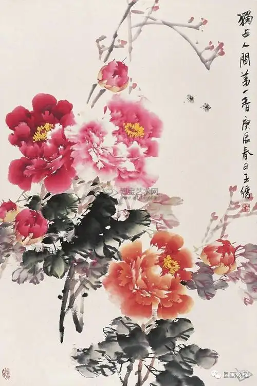 河南画牡丹名家精品画