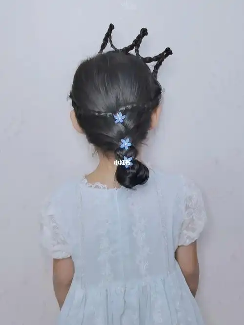 自带皇冠发型简单易学还超美哦