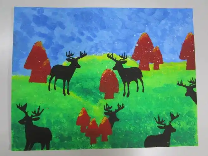 六年级 - 学生视艺作品 : 原始森林