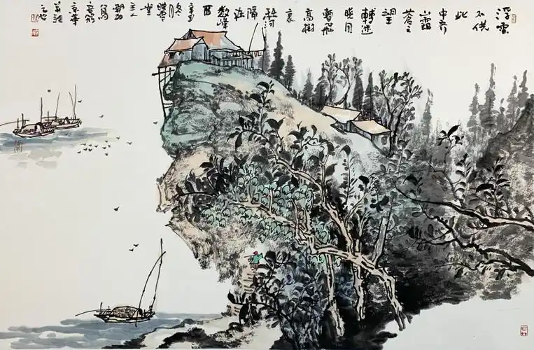 孙开林画家中国心意象山水画巨擘