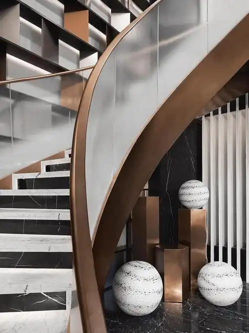 楼梯墙面设计,每一步皆是风景!_空间_装修_材质