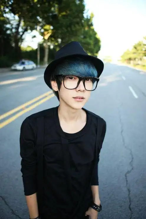 搞怪的个性非主流帅哥照片