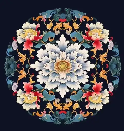 中国传统"古典花纹"纹样