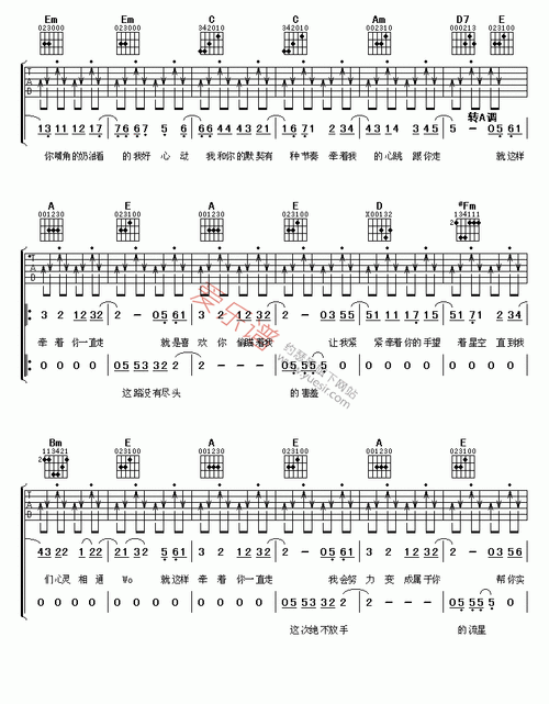 南拳妈妈《橘子汽水》 吉他谱