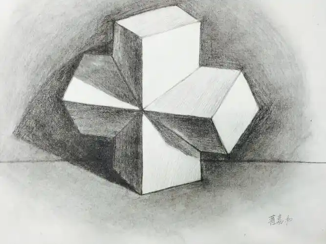 天韵美术培训素描班4月15日活动习作