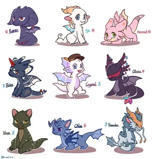 龙娃们q版大合集,请勿盗图盗设谢谢