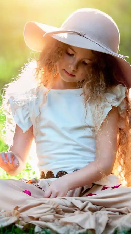 萌萌哒,儿童,手机壁纸可爱的小女孩