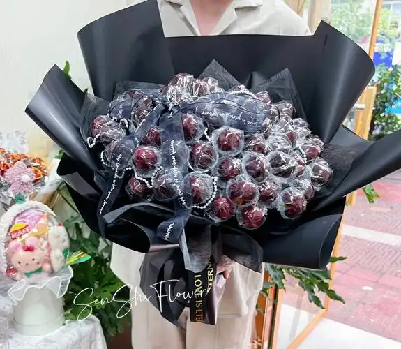 52颗车厘子花束