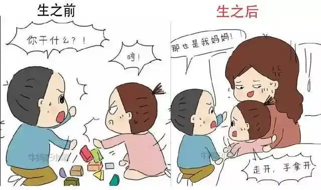 生二胎后7个出乎意料的事,你以为vs现实爆笑大比拼