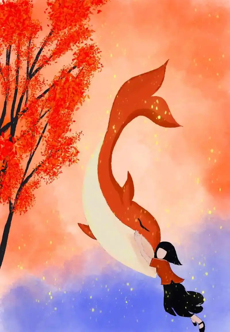 procreate绘画打卡|临摹|《大鱼海棠》 北冥有鱼,其 - 抖音