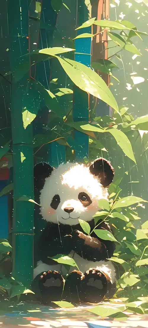 手机壁纸可爱动物插画壁纸高清原图分享