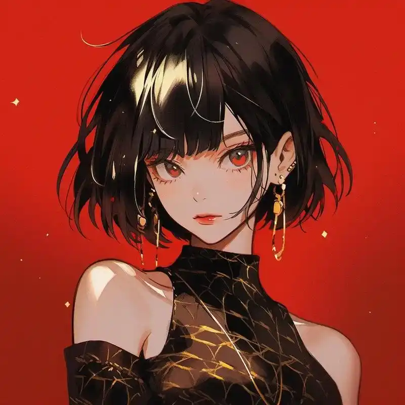 短发女生头像 #女生头像 #优质头像 #动漫女头 #超a头像 - 抖音