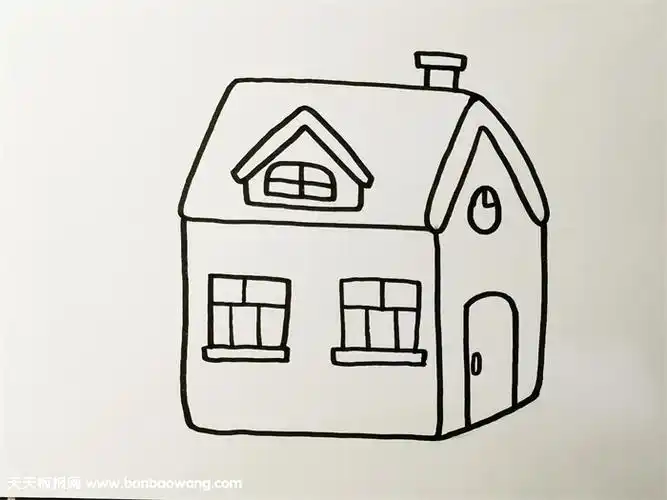 房子怎么画简单又好看