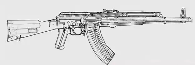 在社交平台上,全世界的人们都注意到了,他的手里就拿着一把ak74冲锋枪